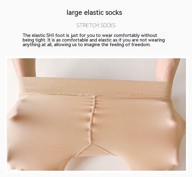 image-Spring New Mask Steel Wire Stocking Anti-snagging Thin Pantyhose Non-slip Silicone