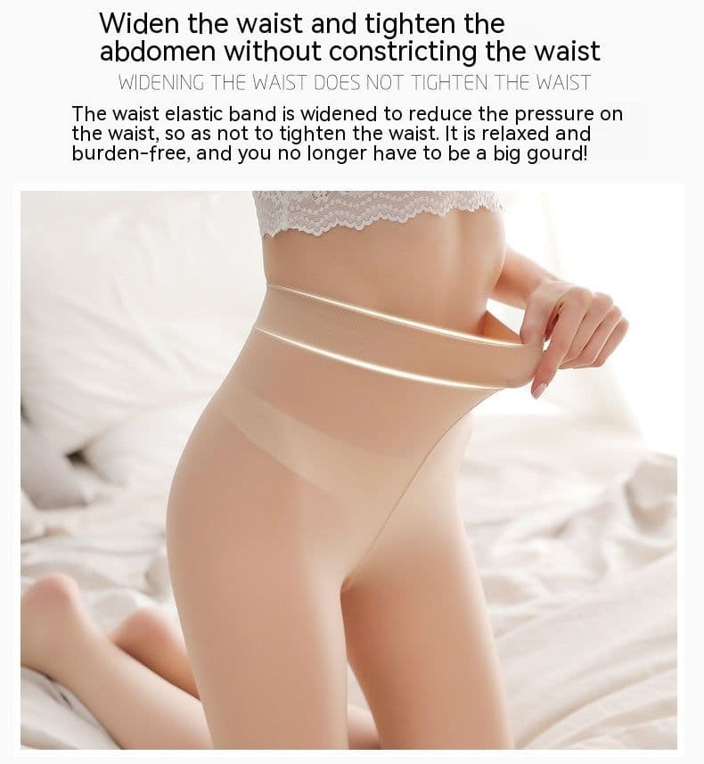 image-Spring New Mask Steel Wire Stocking Anti-snagging Thin Pantyhose Non-slip Silicone