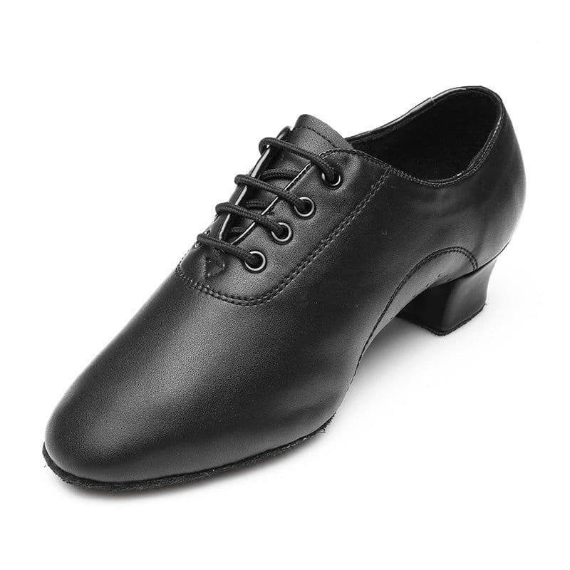 image-Men's Soft Leather Two-sole Latin Dance Shoes Are Comfortable