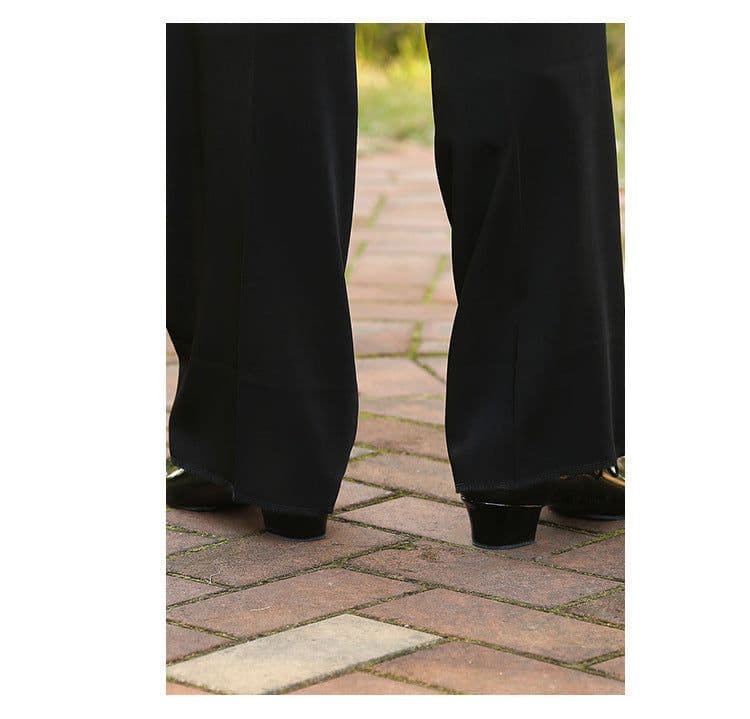 image-Men's Soft Leather Two-sole Latin Dance Shoes Are Comfortable