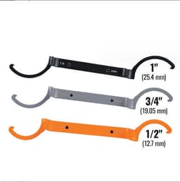image-Crescent Magnetic Suction Wrench Catheter Locking Wrench Kit Three-in-one