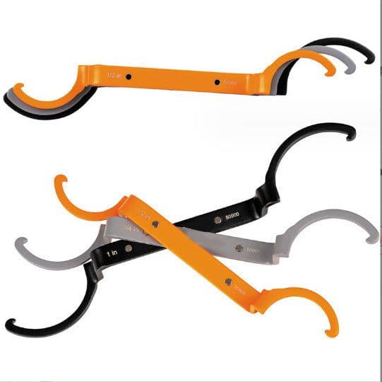 image-Crescent Magnetic Suction Wrench Catheter Locking Wrench Kit Three-in-one