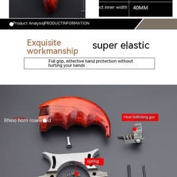 image-Stainless Steel Wooden Patch Flat Leather Lock Phoenix Six Generation Outdoor Shooting Pressure Bomb Work Frame