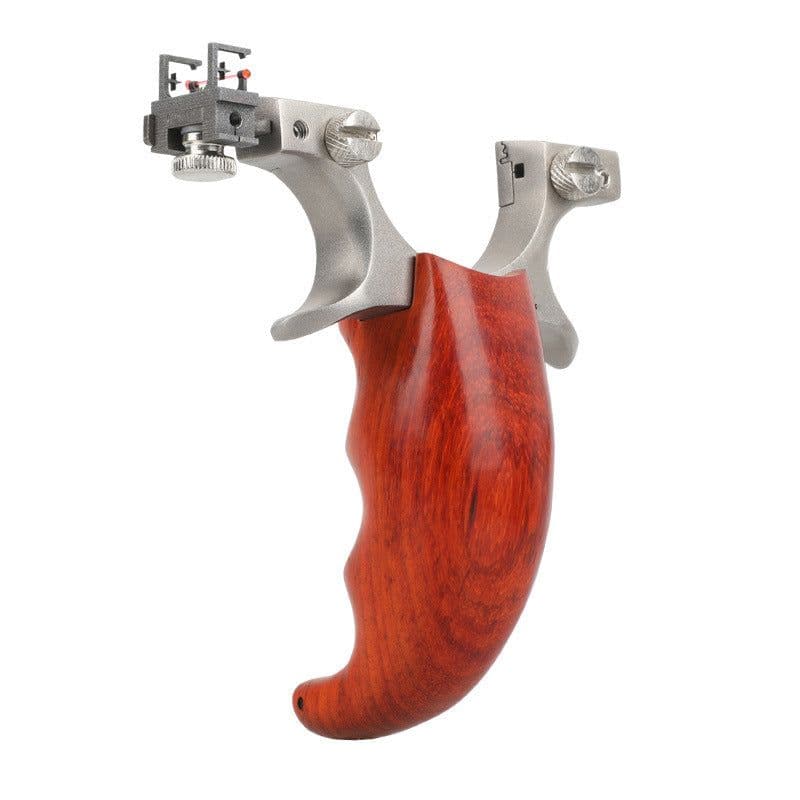 image-Stainless Steel Wooden Patch Flat Leather Lock Phoenix Six Generation Outdoor Shooting Pressure Bomb Work Frame