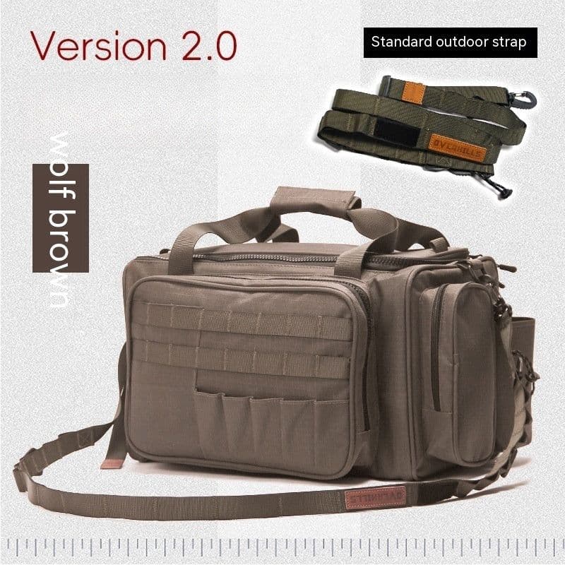 image-Outdoor Camping Picnic Wild Tableware Storage Tactical Compartment Sundries Portable Shoulder Bag