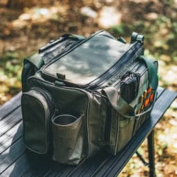 image-Outdoor Camping Picnic Wild Tableware Storage Tactical Compartment Sundries Portable Shoulder Bag