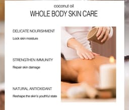 image-Coconut Skin Care Massage Body Care Essential Oil