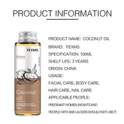 image-Coconut Skin Care Massage Body Care Essential Oil