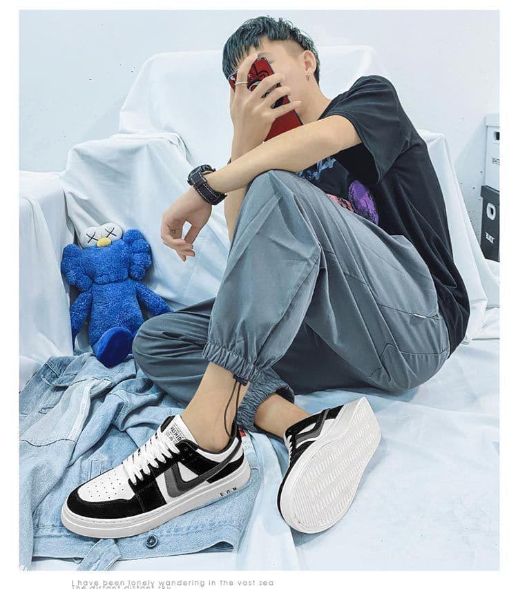 image-Men's Casual All-matching Sports White Shoes