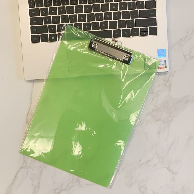 image-A4 Plate Holder Transparent Plate Writing Board Pad Metal Flat Clip Drawing Board Office Folder Folder