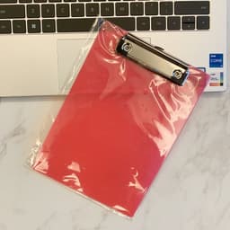 image-A4 Plate Holder Transparent Plate Writing Board Pad Metal Flat Clip Drawing Board Office Folder Folder