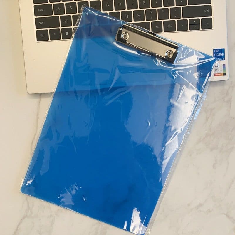 image-A4 Plate Holder Transparent Plate Writing Board Pad Metal Flat Clip Drawing Board Office Folder Folder