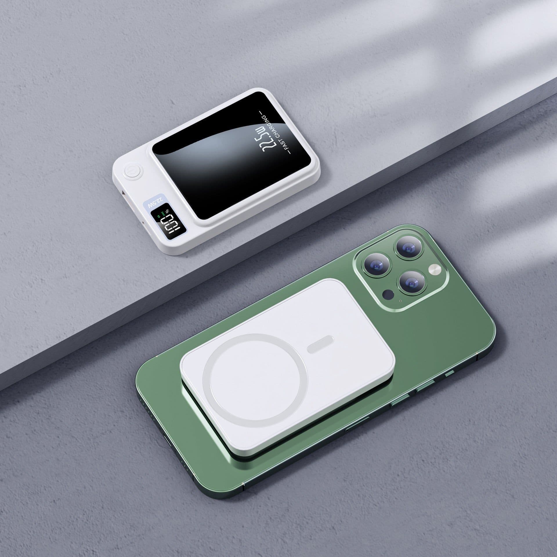 image-Wireless Power Bank Super Fast Charge 10000 MA Magsafe Mobile Power Wholesale
