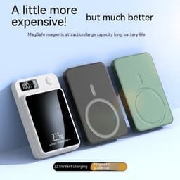 image-Wireless Power Bank Super Fast Charge 10000 MA Magsafe Mobile Power Wholesale