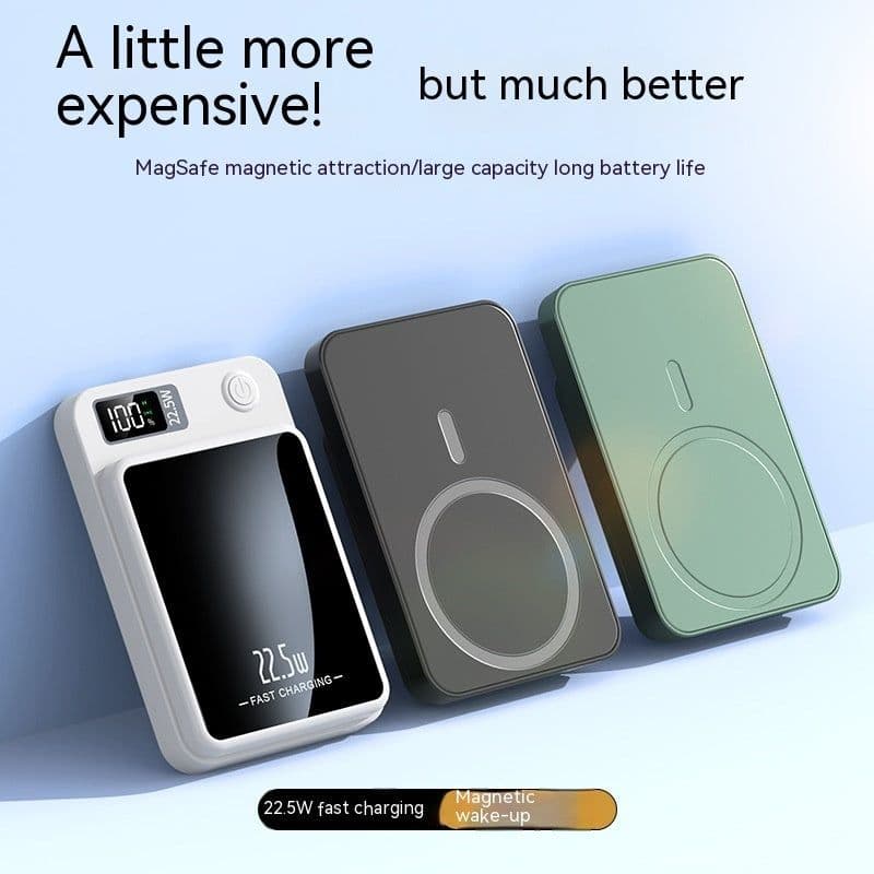 image-Wireless Power Bank Super Fast Charge 10000 MA Magsafe Mobile Power Wholesale