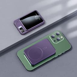 image-Wireless Power Bank Super Fast Charge 10000 MA Magsafe Mobile Power Wholesale