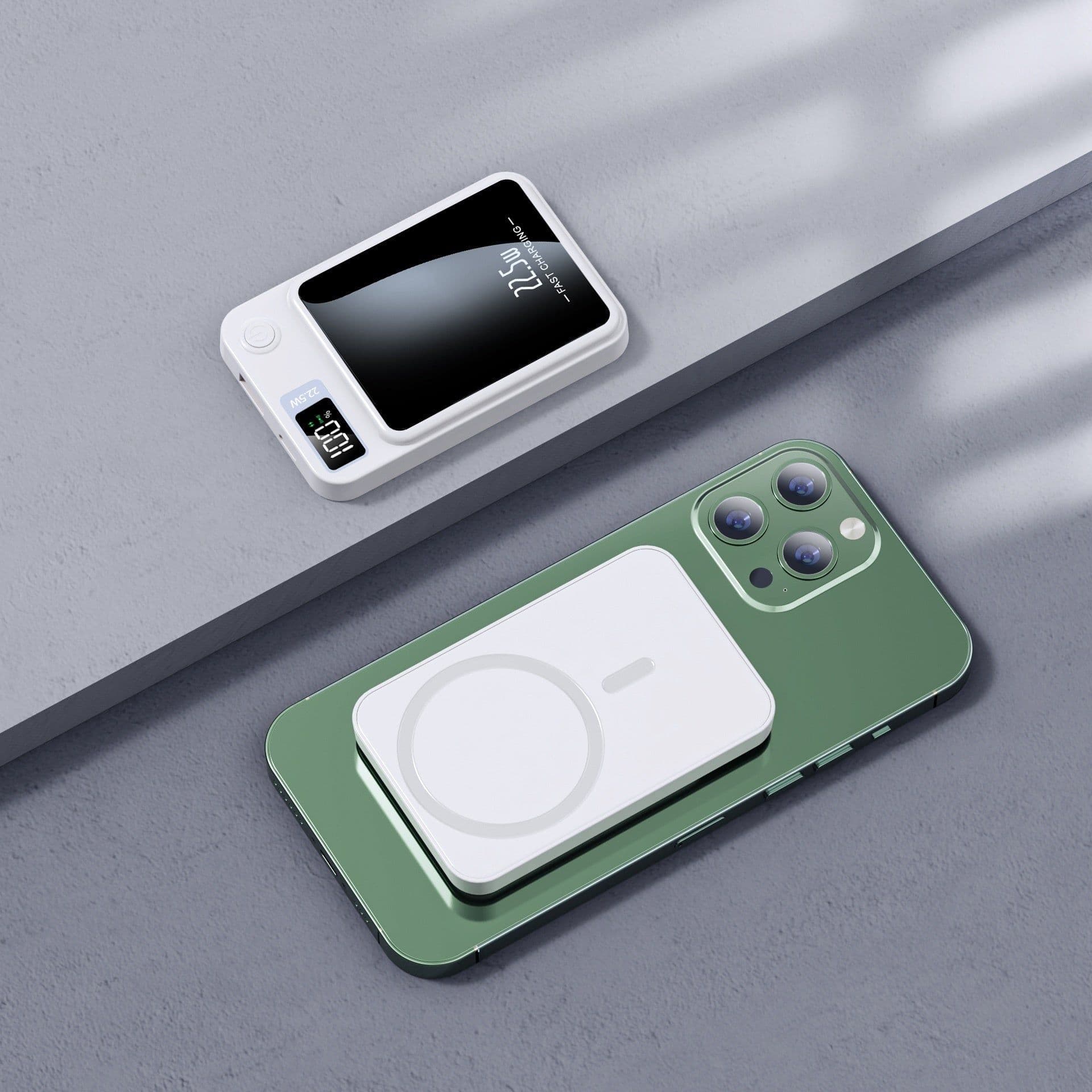 image-Wireless Power Bank Super Fast Charge 10000 MA Magsafe Mobile Power Wholesale