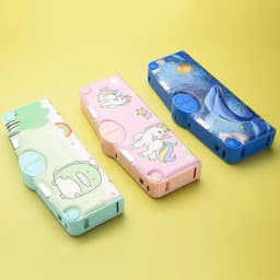 image-Large Capacity Double-layer Children's Pencil Case