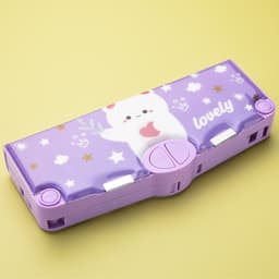 image-Large Capacity Double-layer Children's Pencil Case
