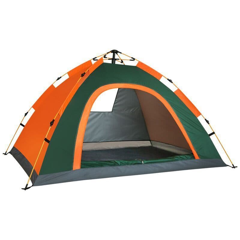 image-Double Camping Beach Tent Outdoor Thickened Sun Block Rain-proof One Window Automatic Tent