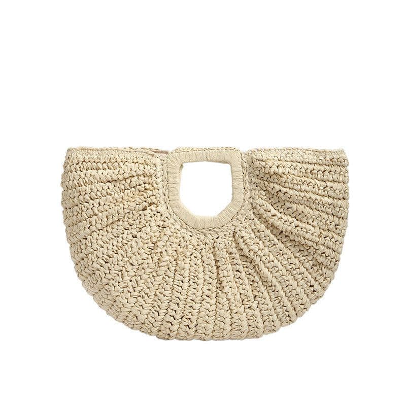 image-Weaving Beach Bag Retro Commuter's All-matching Casual Handbag
