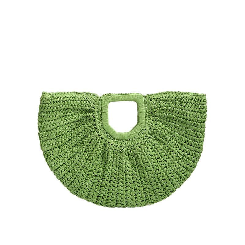 image-Weaving Beach Bag Retro Commuter's All-matching Casual Handbag