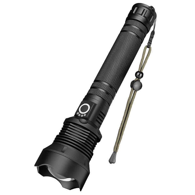 image-Aluminum Alloy Telescopic Zoom Usb Charging Xhp70 Strong Light Flashlight