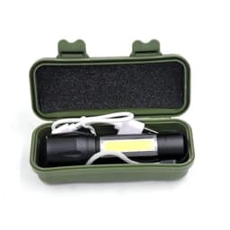image-Mini USB Power Torch Multi-function Zoom Cob Flashlight Outdoor Camping Flashlight