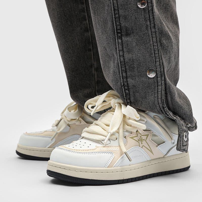 image-Men's Shoes Breathable Sneaker Men's Thick Rope Low-top Sneakers Lovers Wild Casual Skateboard Shoes