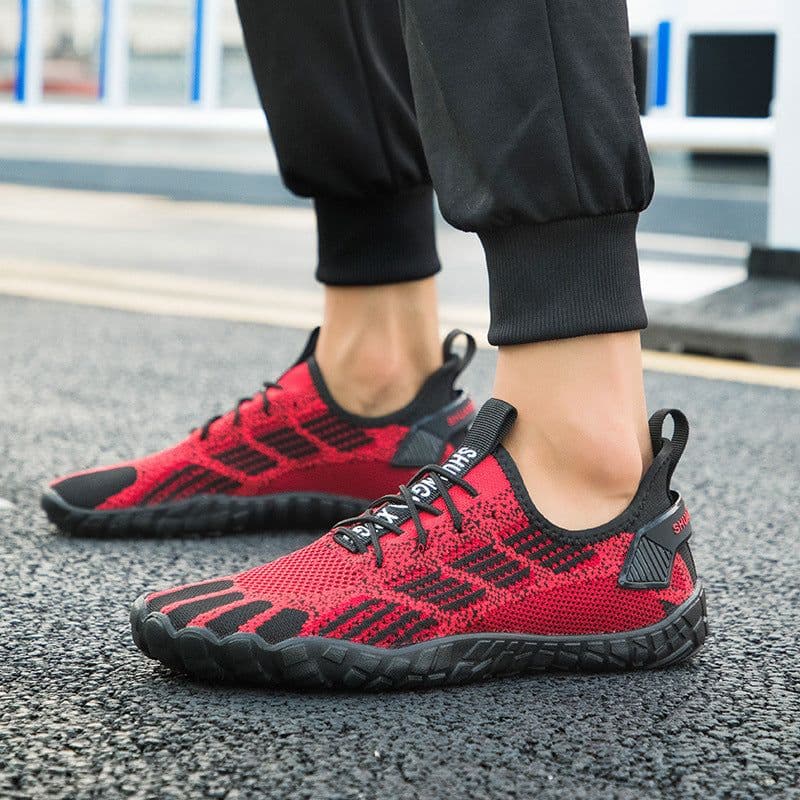 image-Men's Sports Leisure Mountaineering Shoes Hollow-out Fly Knit