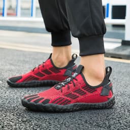 image-Men's Sports Leisure Mountaineering Shoes Hollow-out Fly Knit