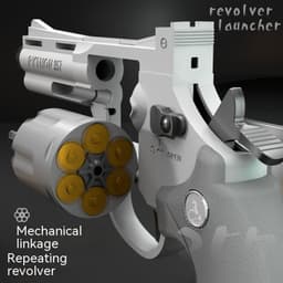 image-Children's Left-wheel Soft Bullet Gun Continuous Pistol Toy Smashing Gun Simulation Boy