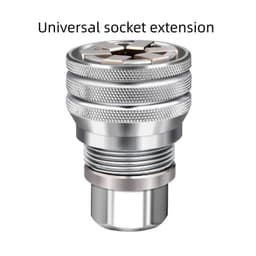 image-Universal Sleeve Wrench Head Multifunctional Electric Hand Drill Socket Wrench Adjustable Universal Sleeve Head Allen Wrench