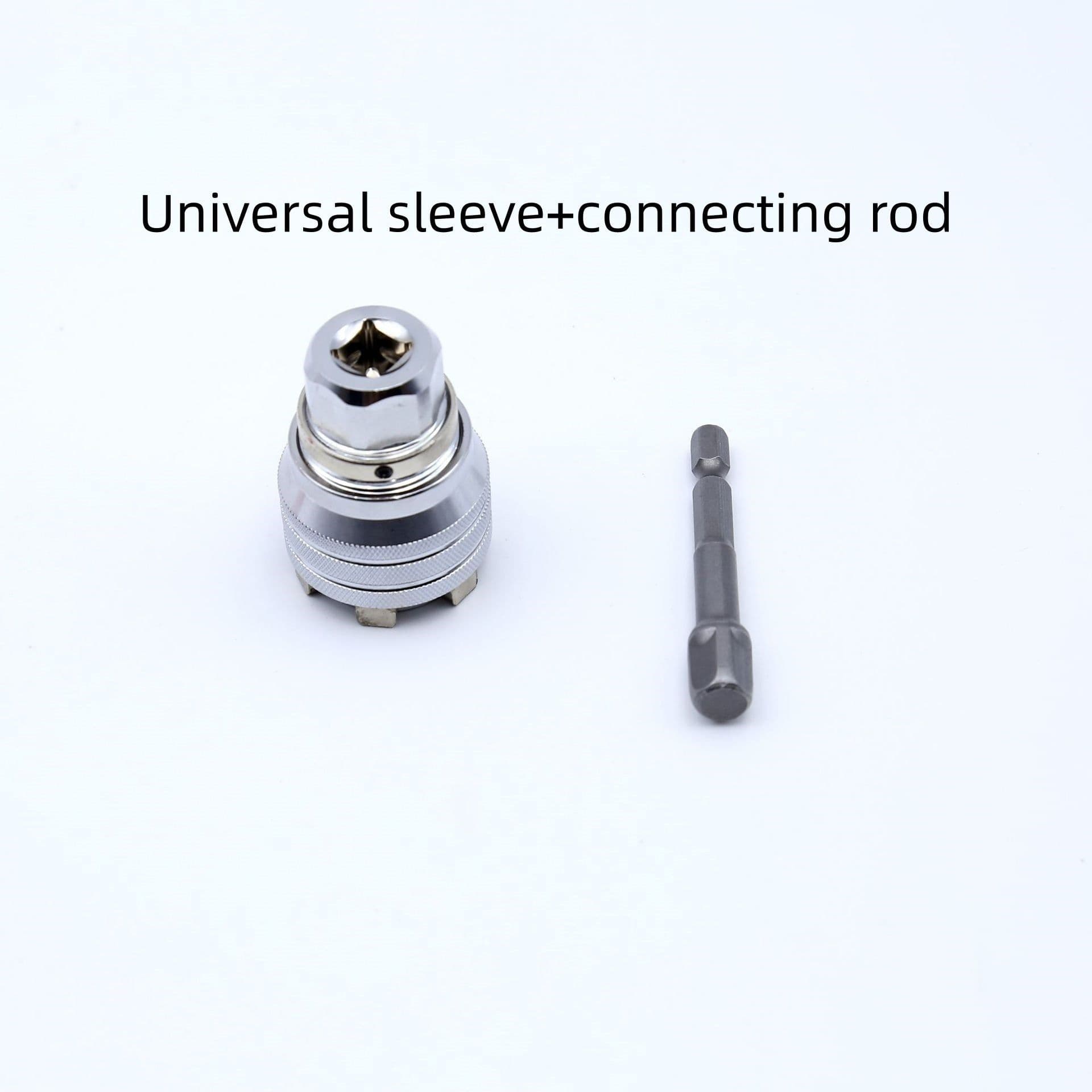 image-Universal Sleeve Wrench Head Multifunctional Electric Hand Drill Socket Wrench Adjustable Universal Sleeve Head Allen Wrench