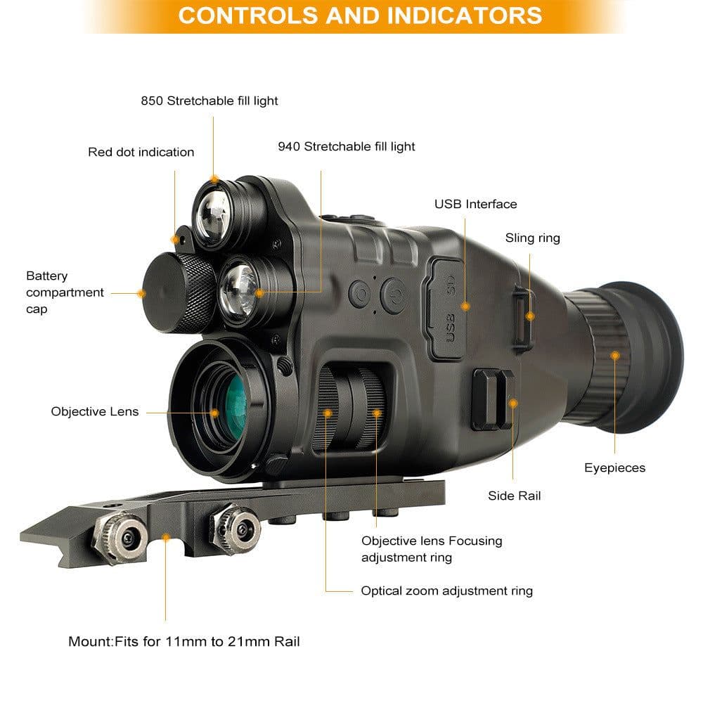 image-CY789 HD Photography Night Vision Instrument Sets Of Aiming