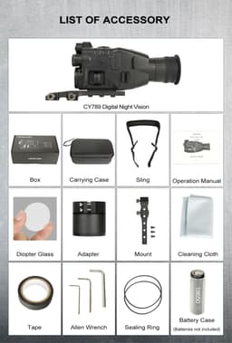 image-CY789 HD Photography Night Vision Instrument Sets Of Aiming