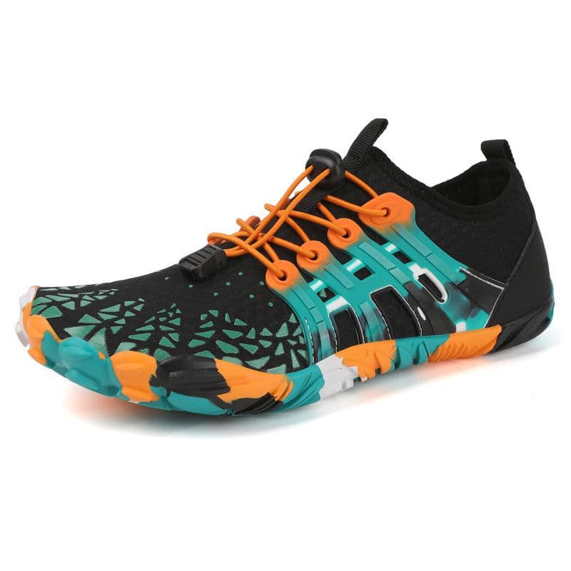 image-Men's Off-road Running Shoes, Lightweight Exercise Scattered Barefoot Shoes Non-slip Outdoor Walking Pumps