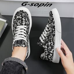 image-Harajuku Style Student Sports Casual Shoes Thick Sole Height Increasing