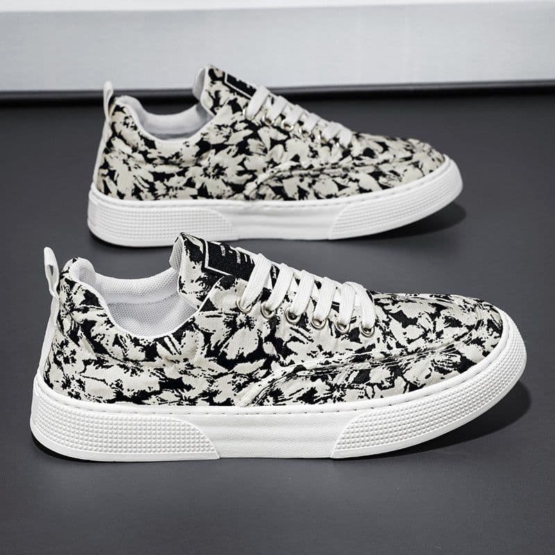 image-Harajuku Style Student Sports Casual Shoes Thick Sole Height Increasing