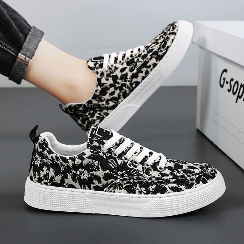 image-Harajuku Style Student Sports Casual Shoes Thick Sole Height Increasing