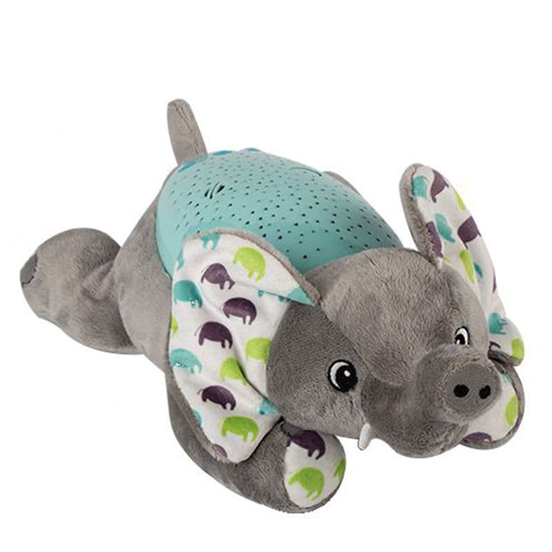 image-Baby Plush Music Doll Soothing Starry Sky Projection Toy