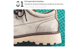 image-National Fashion Youth All-matching Comfortable Platform Round Head Outdoors Commute Work Shoes