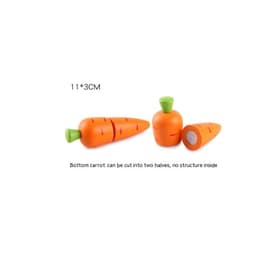 image-Wooden Vegetable Magnetic Children's Play House Cut Fruit Toys