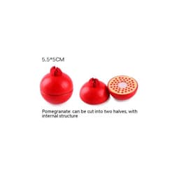 image-Wooden Vegetable Magnetic Children's Play House Cut Fruit Toys