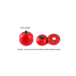 image-Wooden Vegetable Magnetic Children's Play House Cut Fruit Toys