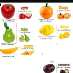image-Wooden Vegetable Magnetic Children's Play House Cut Fruit Toys