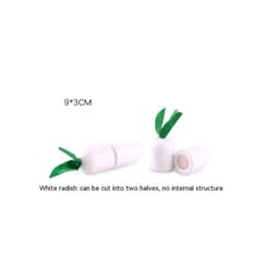 image-Wooden Vegetable Magnetic Children's Play House Cut Fruit Toys