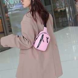image-Women's Chest Bag Simple Fashion Color Contrast