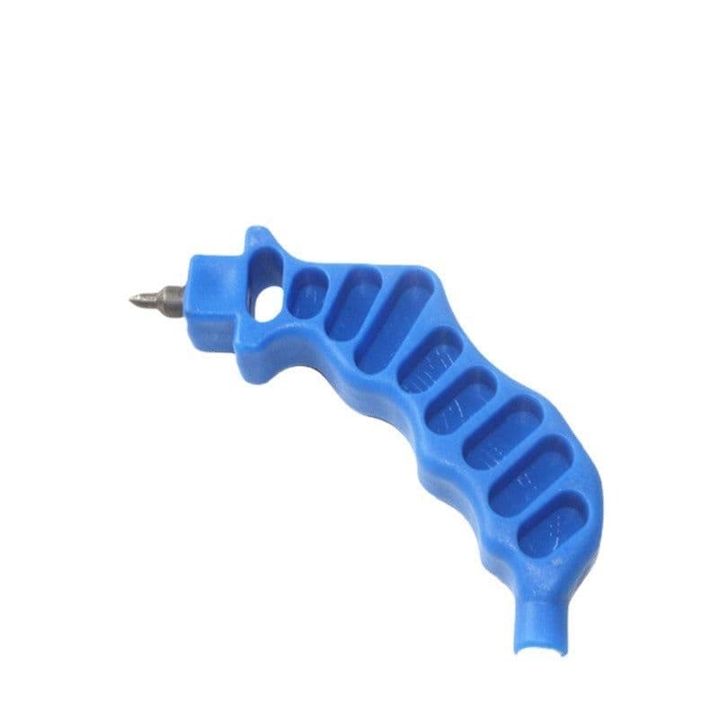 image-4mm Blue PE Pipe Puncher Pointed Head Drip Irrigator Drip Head Upside Down Floor Outlet Nozzle Tapper