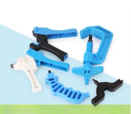 image-4mm Blue PE Pipe Puncher Pointed Head Drip Irrigator Drip Head Upside Down Floor Outlet Nozzle Tapper
